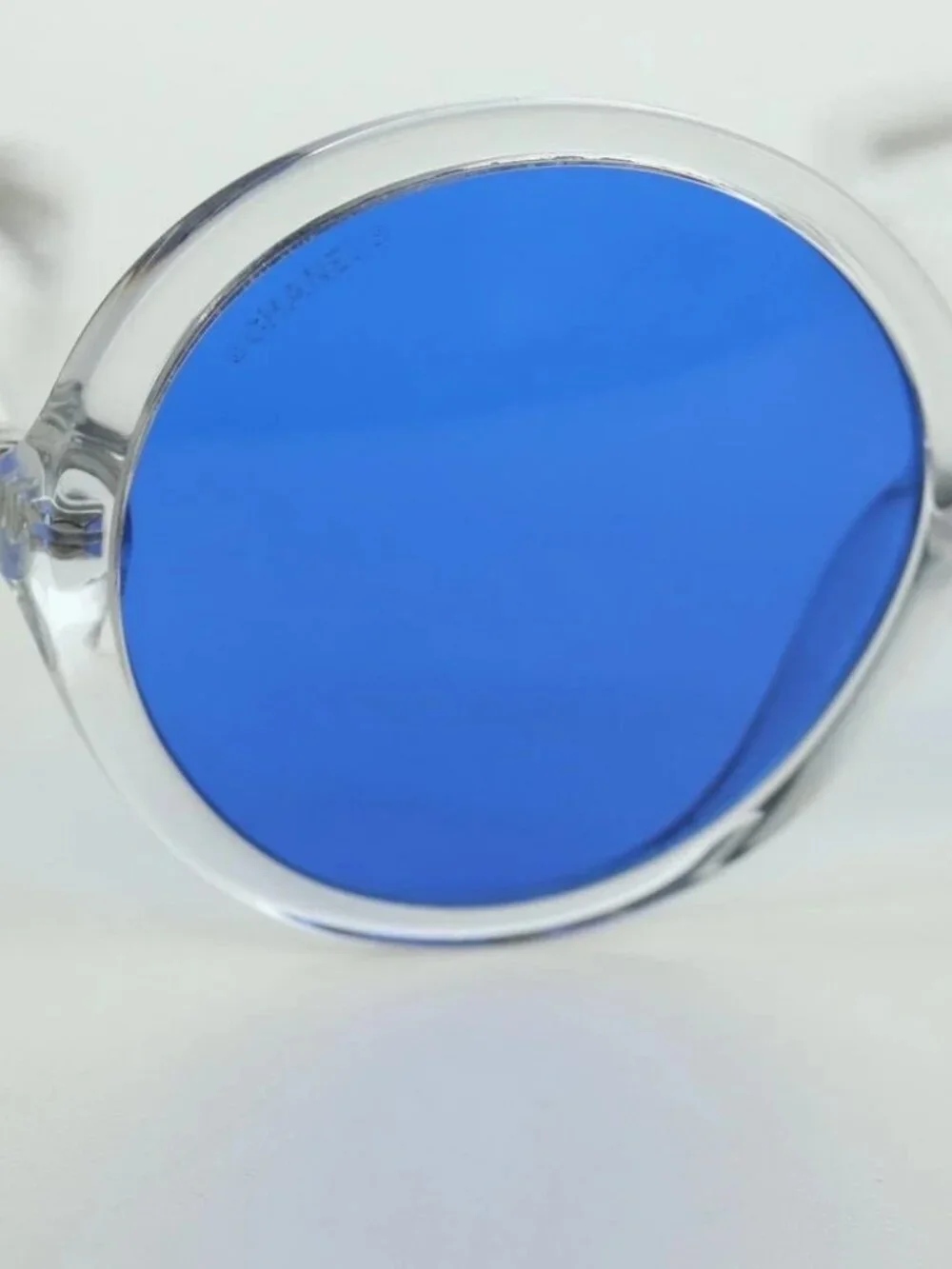 CHANEL Sunglasses plastic Clear 71287A CC Auth BSZ561M